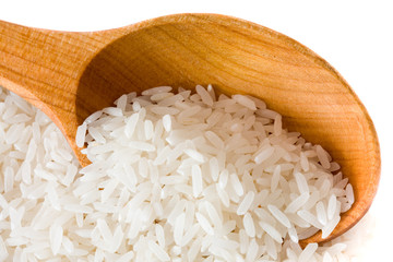 White uncooked rice