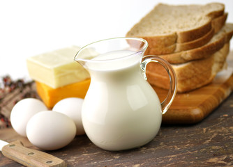 dairy products and Fresh eggs