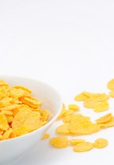 Gold corn flakes