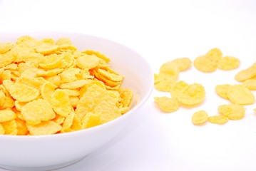 Gold corn flakes