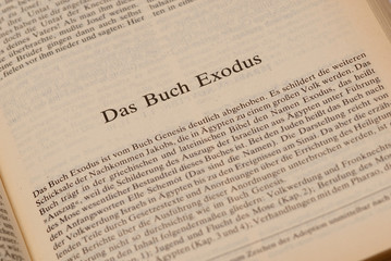 Obraz premium Das Buch Exodus