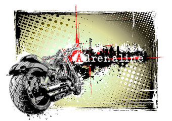 adrenaline motorbike - obrazy, fototapety, plakaty