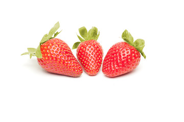 Drei Erdbeeren