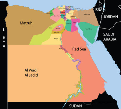 Egypt Map.