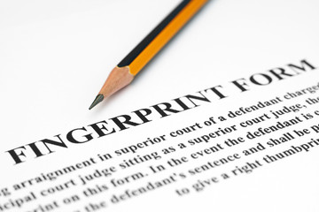 Fingerprint form