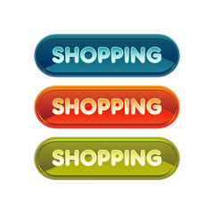 shopping panier shop bouton picto logo internet design web