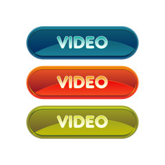video film trailer bouton picto logo internet design web