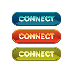 connect connexion réseau bouton picto logo internet design web