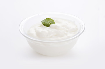 bowl of yoghurt