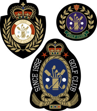 classic sport emblem badge design