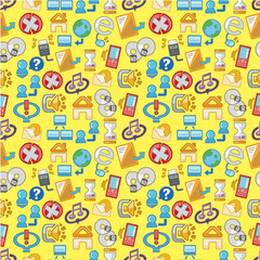 seamless web pattern