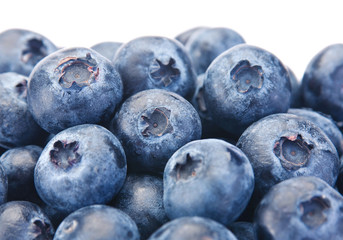 Blueberry berry closeup