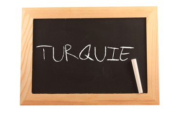 Obraz premium Turquie sur ardoise