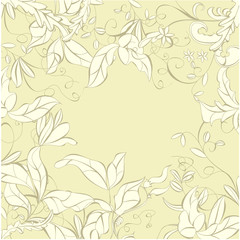 Background with floral element