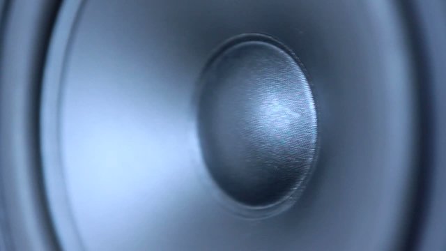 Black loud speaker