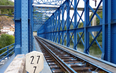 Puente ferroviario en Galicia