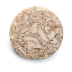 sliced headcheese sausage