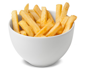 Portion of french fries
