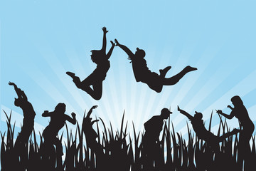 Menschen Sprung 14 © sunt