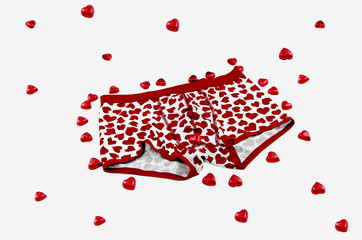 Boxer con cuoricini per S.Valentino