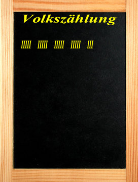 tafel, schild, begriff: volksz&auml;hhlung