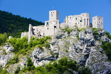 Fototapeta na wymiar Ruiny zamku, Słowacji Strecno