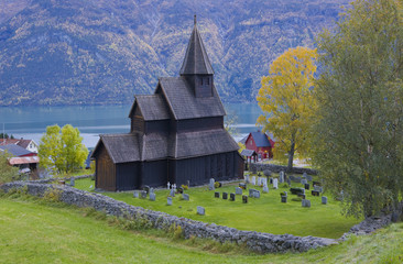 Fototapeta na wymiar Urnes Stavkirke, Norwegia