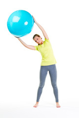 dehnübungen mit dem pezziball