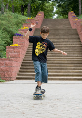 boy with skateboard © mbt_studio