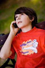 boy with cell phone