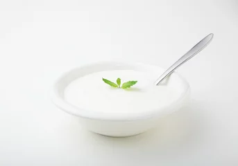 Crédence de cuisine en verre imprimé Produits laitiers ヨーグルト