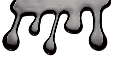 chocolate syrup leaking stream sweet food