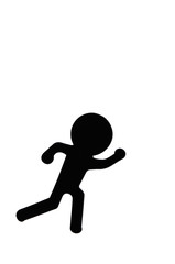Cartoon running
