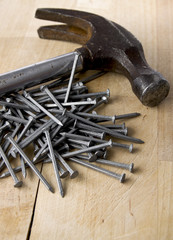 Hammer and nails