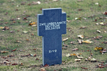 Soldatenfriedhof Orglandes, Normandie, Frankreich