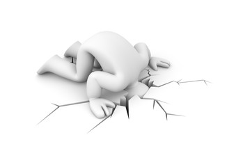 In a difficult situation