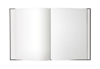 Blank Open Book isolated - XL