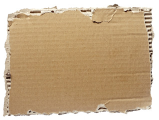 ripped cardboard piece paper note - obrazy, fototapety, plakaty