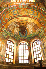 Ravenna, San Vitale, famous mosaic, Italy