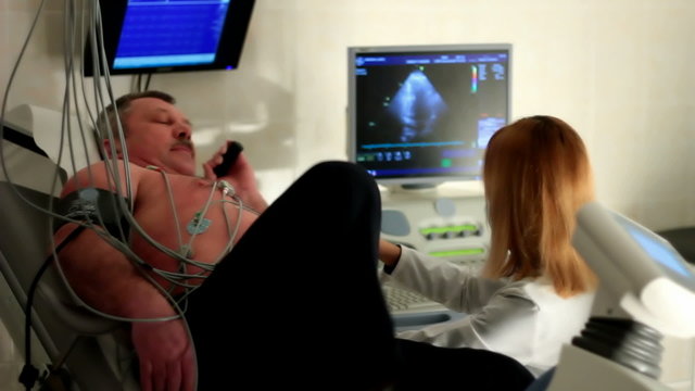 Ultrasound inspection in a clinic