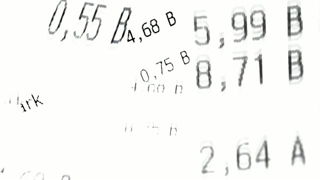 Receipt with Sum to the End