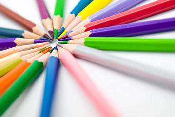 Naklejka premium color pencils