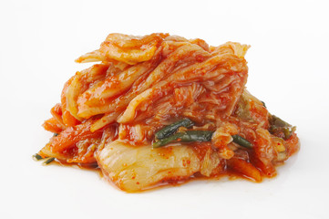 kimchi on white