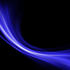 Abstract elegant blue wave background design with space for your text