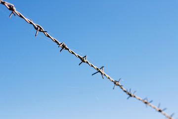 Barbed wire