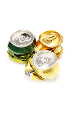 Cans of drinks