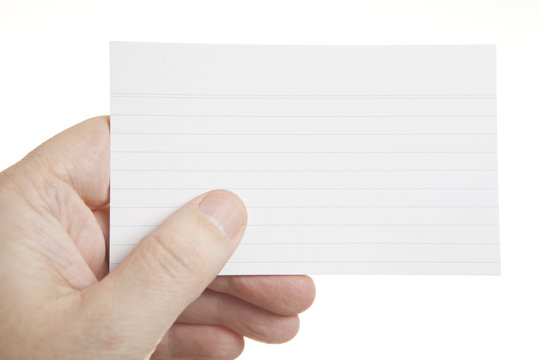 Note Card Stock Illustration - Download Image Now - Index Card