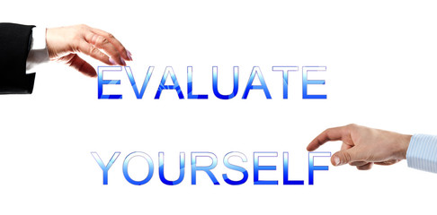 Evaluate yourself words