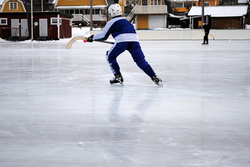Fototapeta na wymiar Szkolenie Eishockey