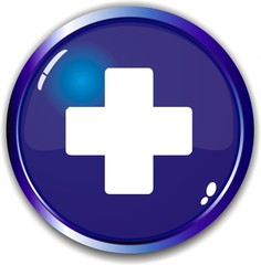 Fototapeta premium bouton croix